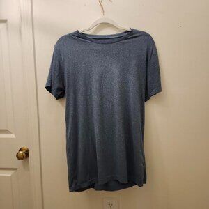 Men's Blue Workout Training Shirt Size M